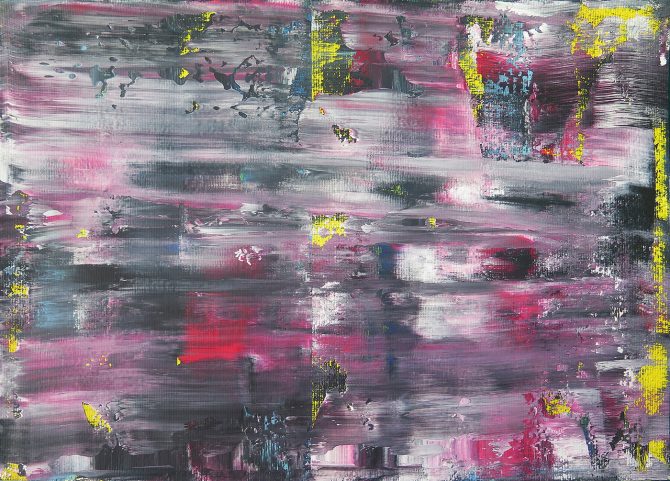 Acrílico sobre papel, ELÍSIO CANAS, The work of the colors, ano 2017