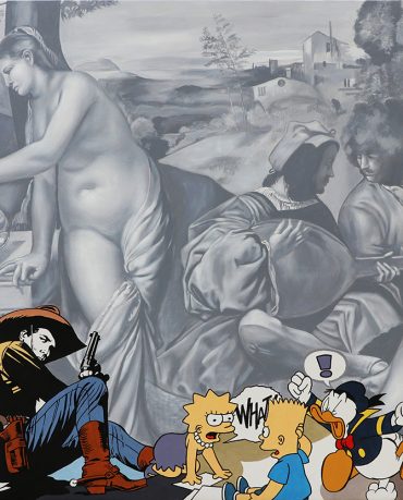 SILVIO FIORENZO Tiziano Acrílico sobre tela, ano 2016