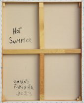 Carlos Farinha. Hot Summer, Acrílico sobre tela