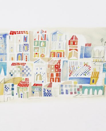 Vieira da Silva, A Cidade, serigrafia sobre papel