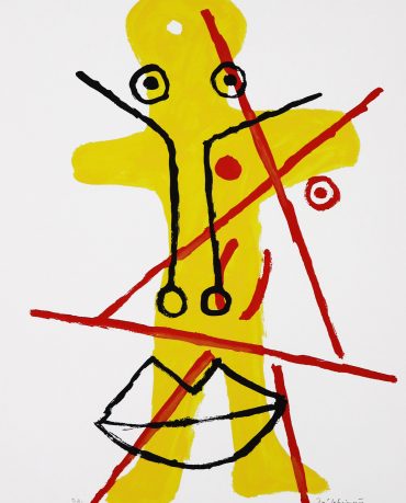José de Guimarães, Duende Amarelo, serigrafia sobre papel