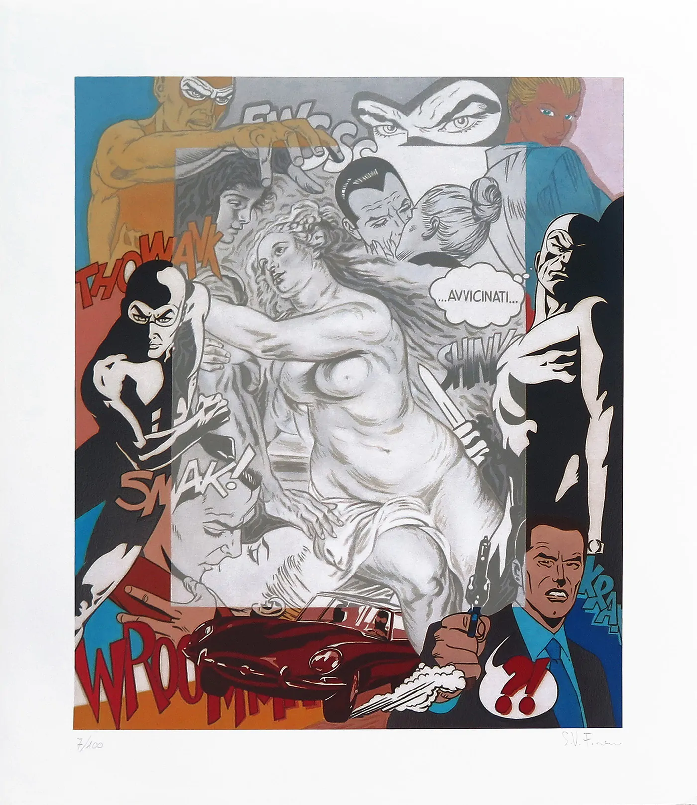 SILVIO FIORENZO Sem título Serigrafia sobre papel, nº 7/100