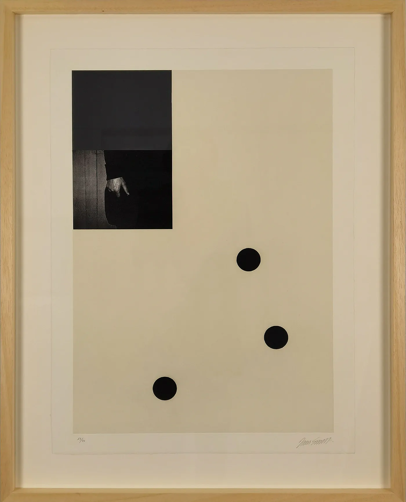 JULIÃO SARMENTO Without title 3 Mixed media ou guarro paper nº 17/40, ano 2001