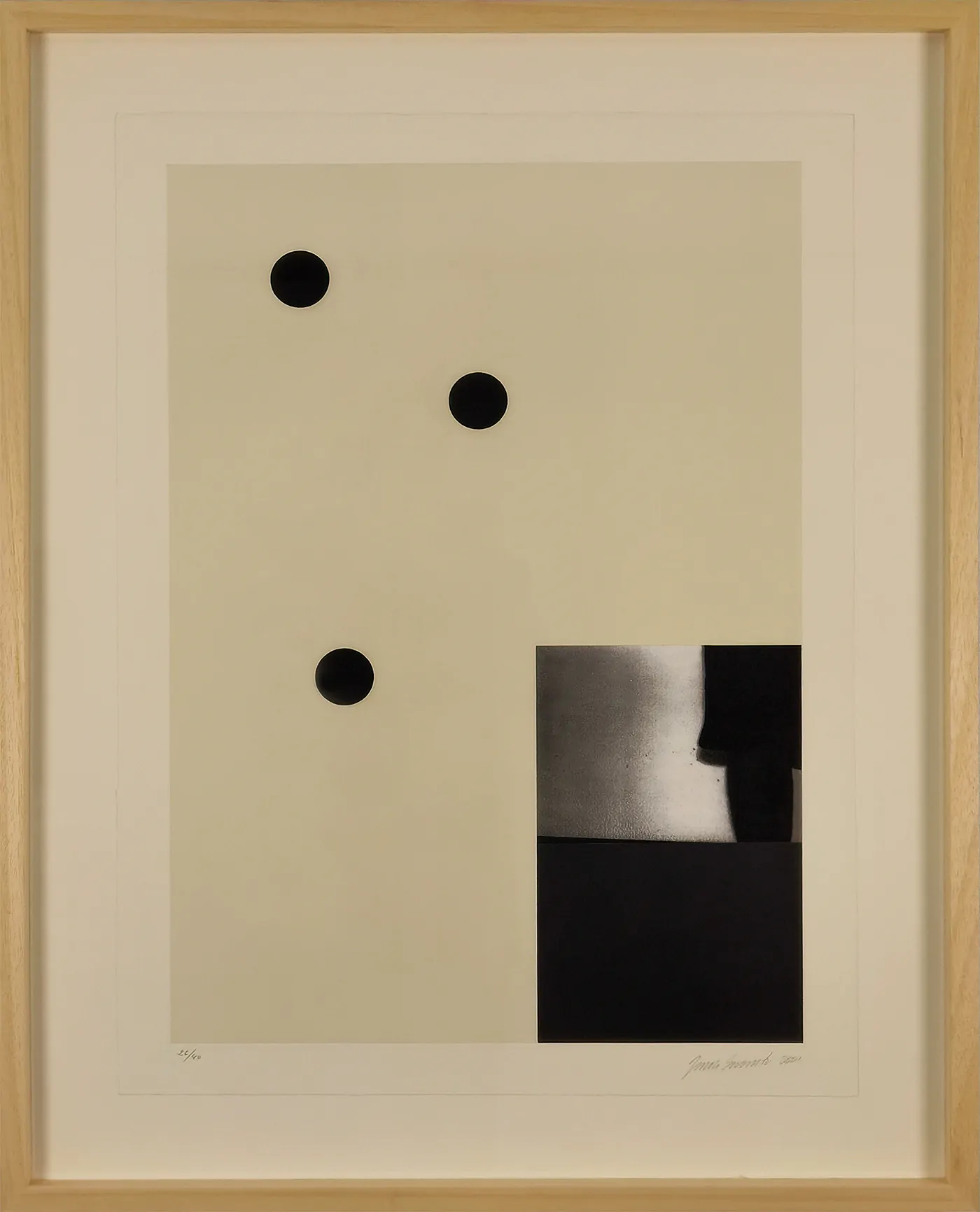 JULIÃO SARMENTO Without Title 4 Mixed-media on guarro paper, nº 26/40, ano 2001