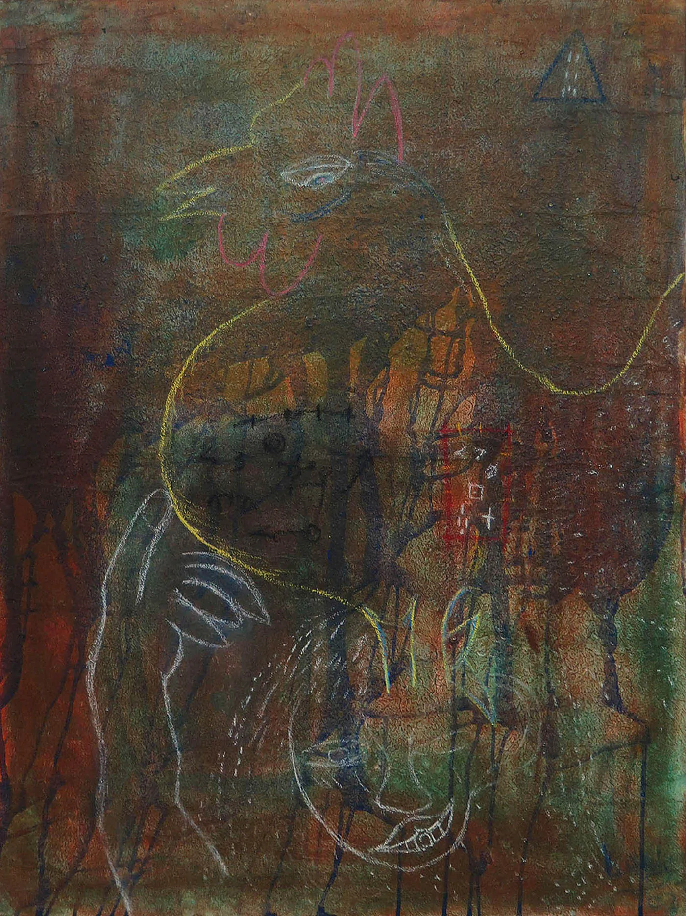 Técnica mista sobre tela, LADIS Sem título.