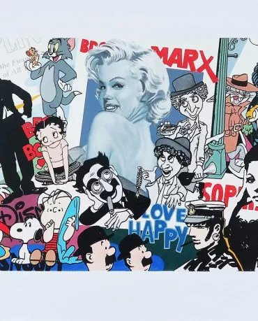 SILVIO FIORENZO “Cinema V” Serigrafia sobre papel, nº 88/100, ano 2021