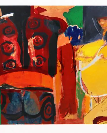 JÚLIO POMAR Casal de Índios Serigrafia sobre papel PA XX/XXV