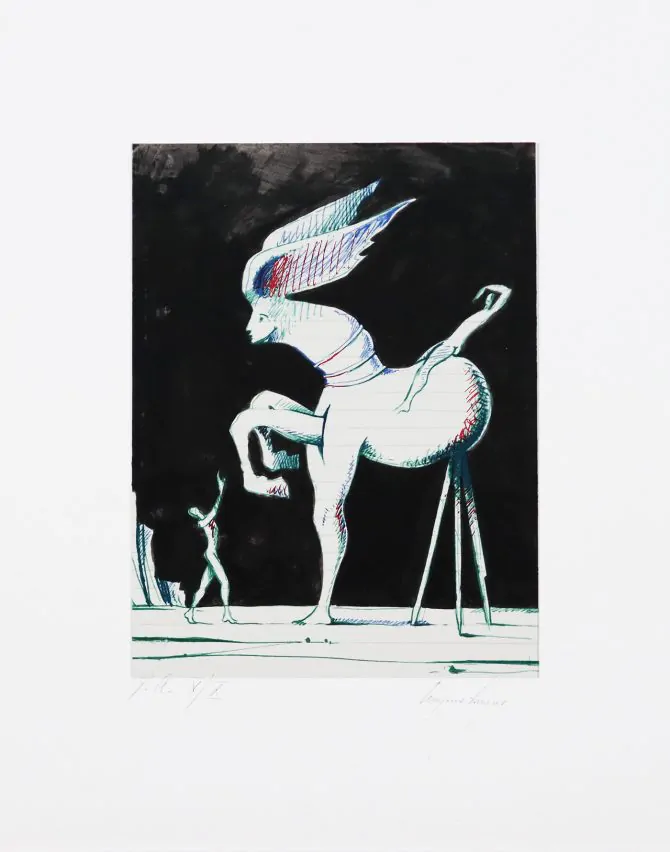 Serigrafia sobre papel PA V/X, CRUZEIRO SEIXAS, Sem título