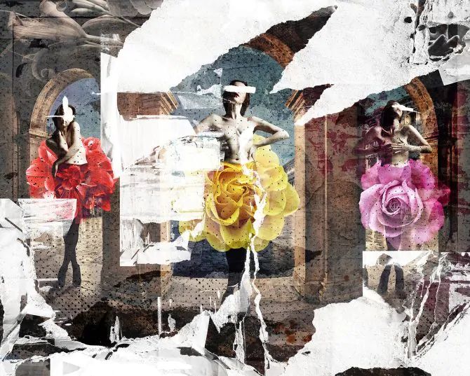 Landô, Sisters of Fate, Digital Art, Dibond Print