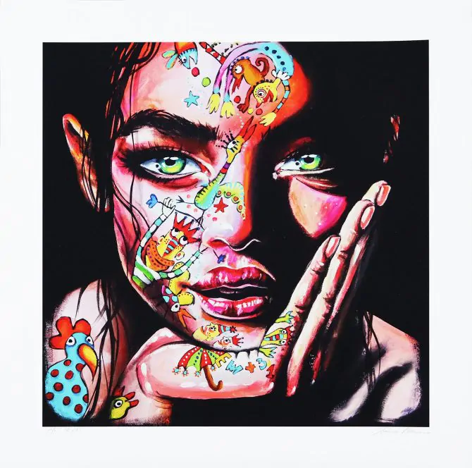 Xana Abreu, série- Na tua pele, Giclée print fine arte sobre papel