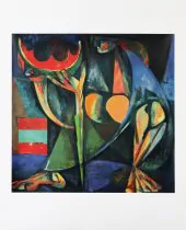 Júlio Pomar, Varina a comer melancia, serigrafia sobre papel