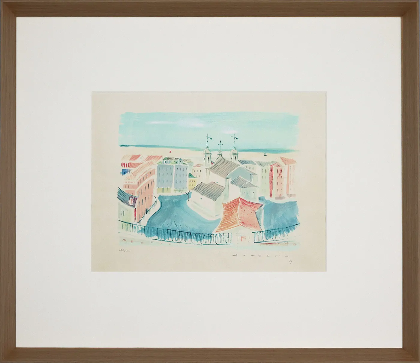 Carlos Botelho, Sem título, Serigrafia sobre papel nº 200-200