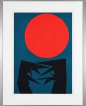 Luís Feito, Sem título, Serigrafia sobre papel E.A. IX-X