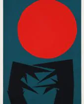 Luís Feito, Sem título, Serigrafia sobre papel E.A. IX-X