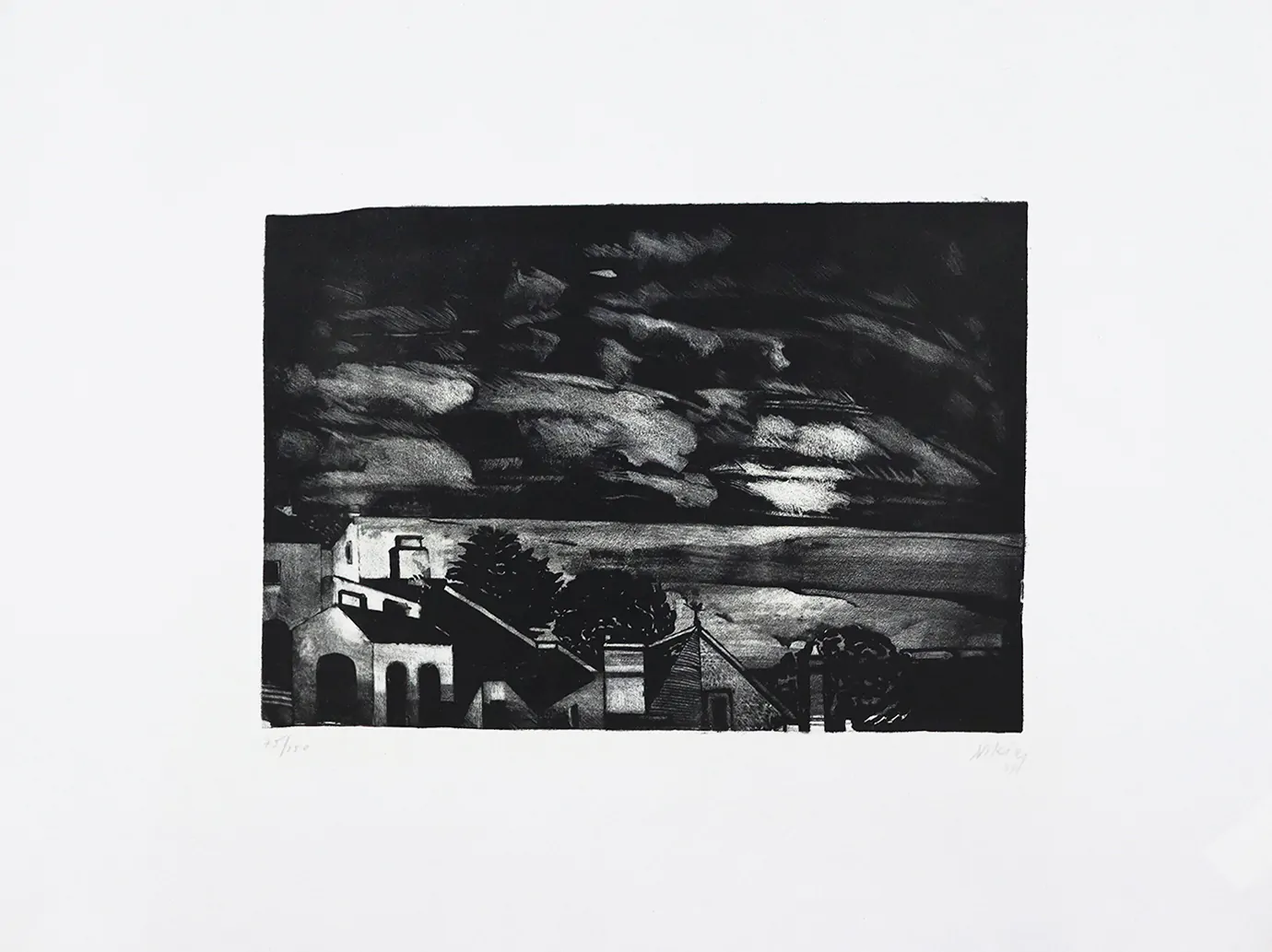 Nikias Skapinakis, sem título, Gravura sobre papel nº75/150