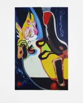 Mário Cesariny, Pedaço de carne, serigrafia sobre papel 58/75