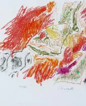 Júlio Resende, da Série Goa, litografia sobre papel