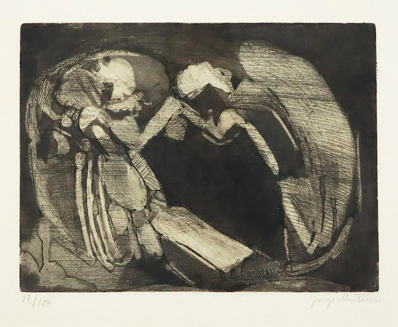 Jorge Martins, sem título, Gravura sobre papel