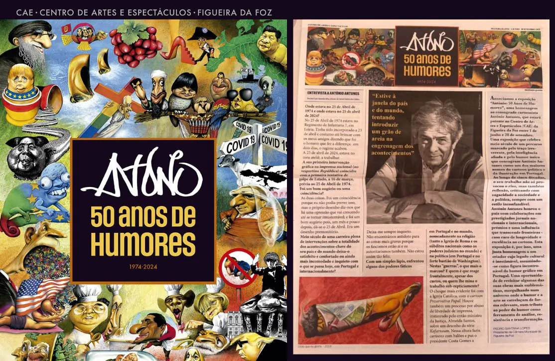 António 50 Anos de Humores no CAE da Figueira da Foz