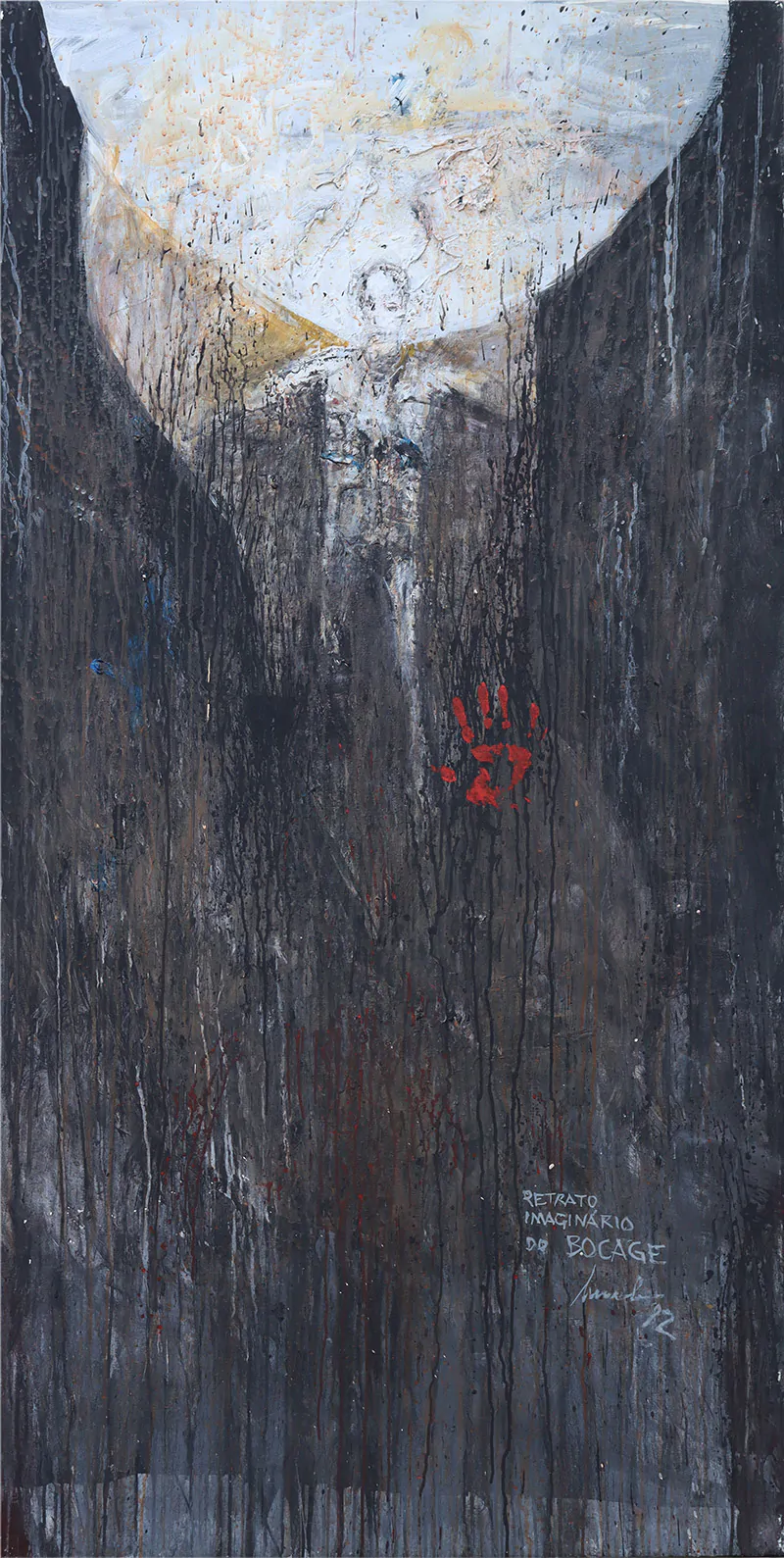 Artur-Bual-retrato-imaginário-do-Bocage-Acrílico-sobre-tela