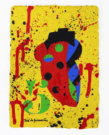 José-de-Guimarães-sem-título-Guache-sobre-papel-artesanal
