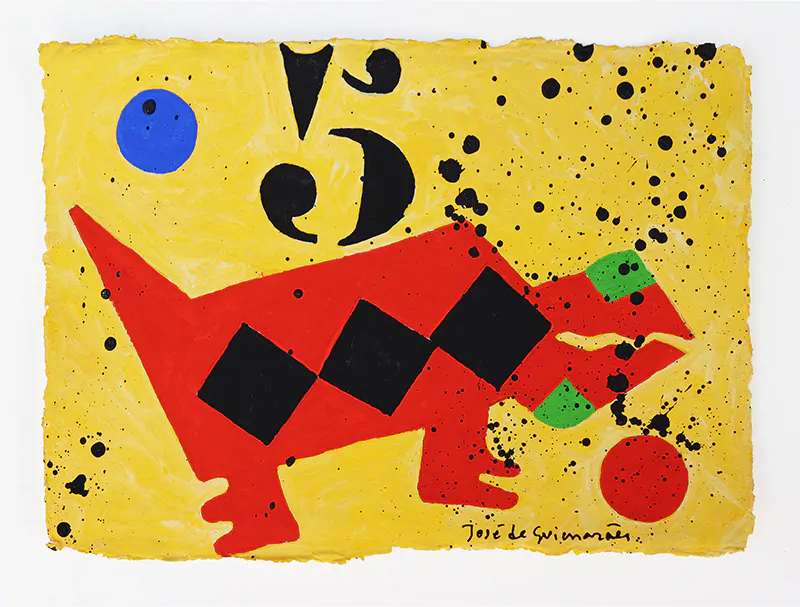 José-de-Guimarães-sem-título-guache-sobre-papel-artesanal
