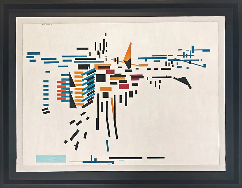 Nadir Afonso. Figueira da Foz- Óleo sobre tela