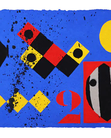 José-de-Guimarães-s-título-guache-s-papel-artesanal