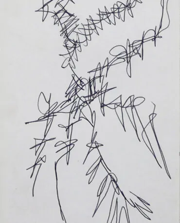 Manuel-Cargaleiro-S-Título-Caneta-Sobre-Papel