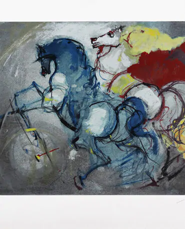 Artur-Bual-Cavalos-serigrafia-s-papel