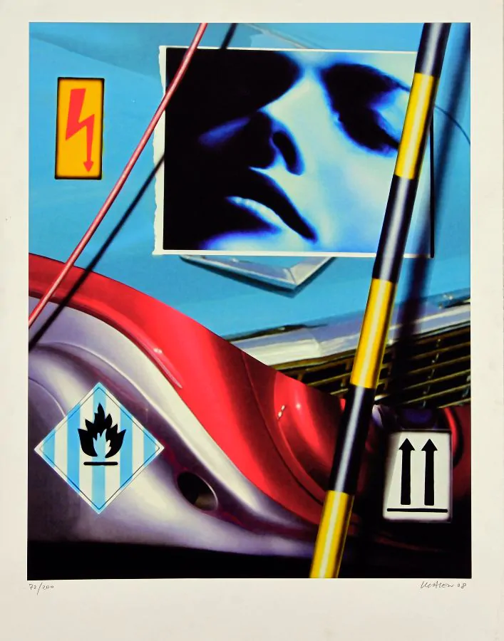 Peter Klasen. Sem Título. Serigrafia 62/200. 60x48cm. 2008