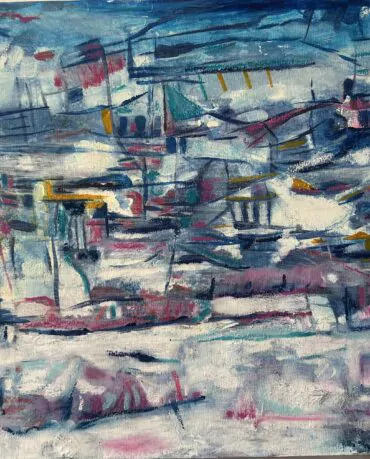 Olinda Mota. Sem título. Técnica mista sobre papel. A3. Emoldurada