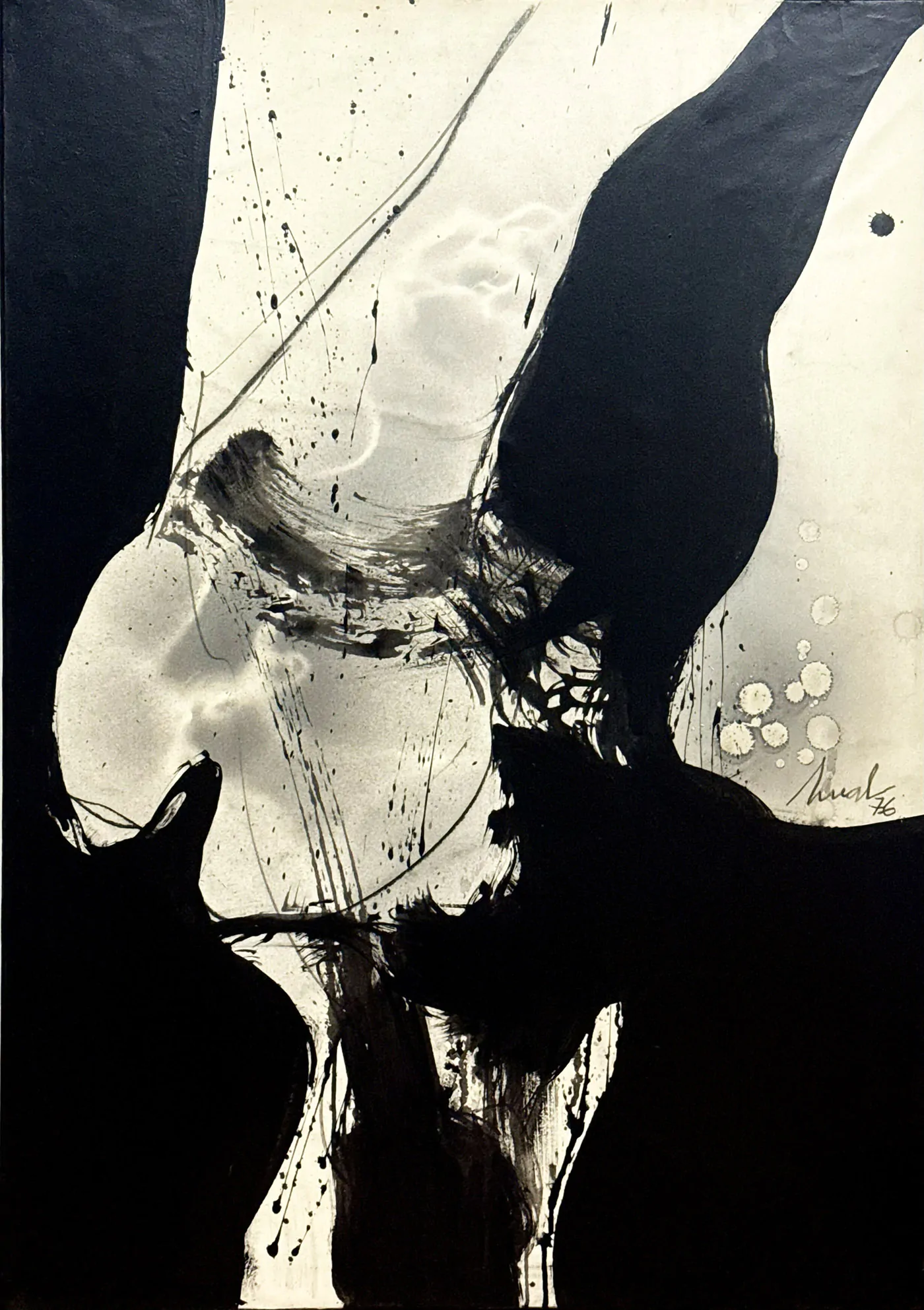 Artur Bual Sem título, 1976 Papel colado sobre tela Dim.: 85x61cm