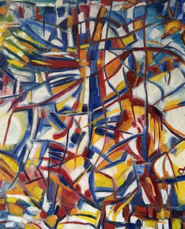 Olinda Mota. Acrílico sobre tela. Dimensão: 60x50cm