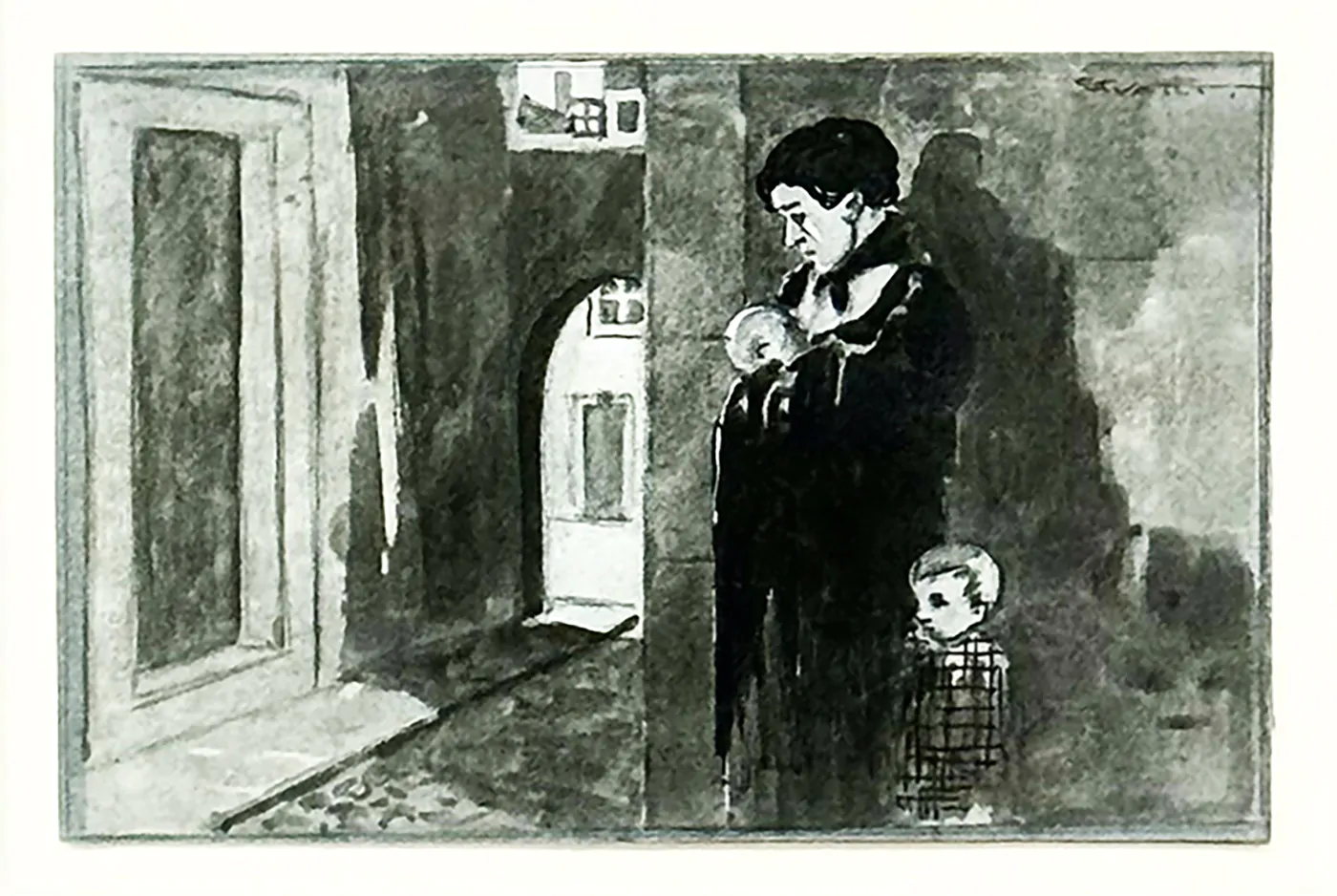 Stuart carvalhais Técnica mista sobre cartão Dim.: 16x25cm Dim.: 43x53cm