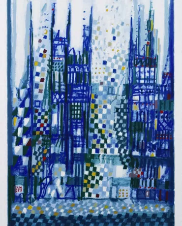 Manuel-Cargaleiro-Rua-do-Castelo-serigrfia-s-papel