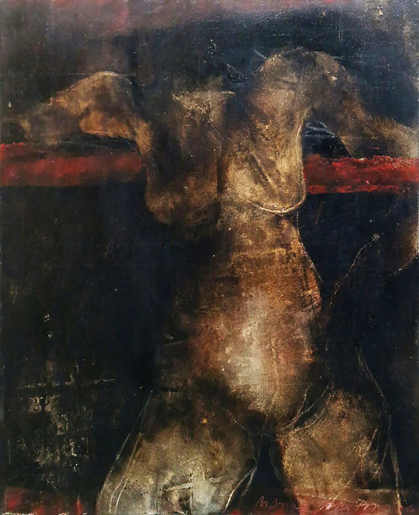 Maria João Franco Técnica mista sobre tela Dim.: 100x81cm