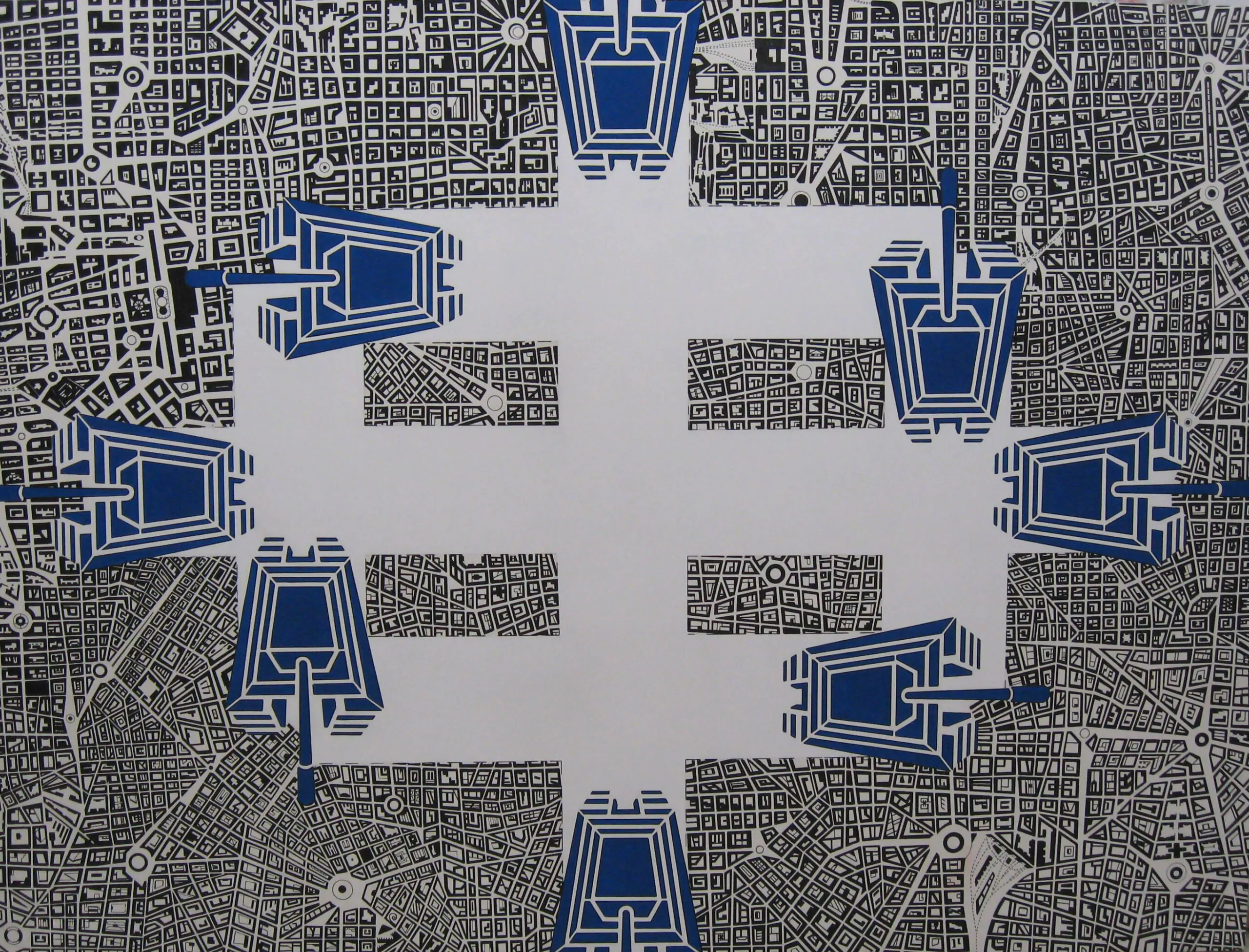 Telmo Alcobia Anathematic Iilimited, 2010 Acrílico sobre tela Dim.: 150x200cm Pode ser vertical ou horizontal