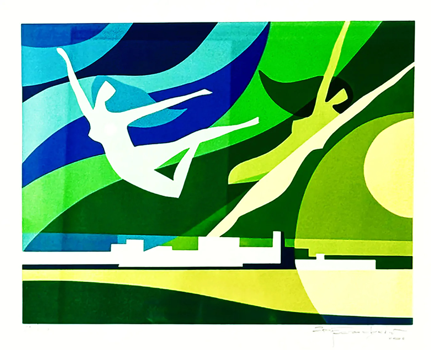 Zé Penicheiro Sem título, 2002 Serigrafia Dim. mancha: 32x42cm Dim. moldura: 58x73cm 50/100