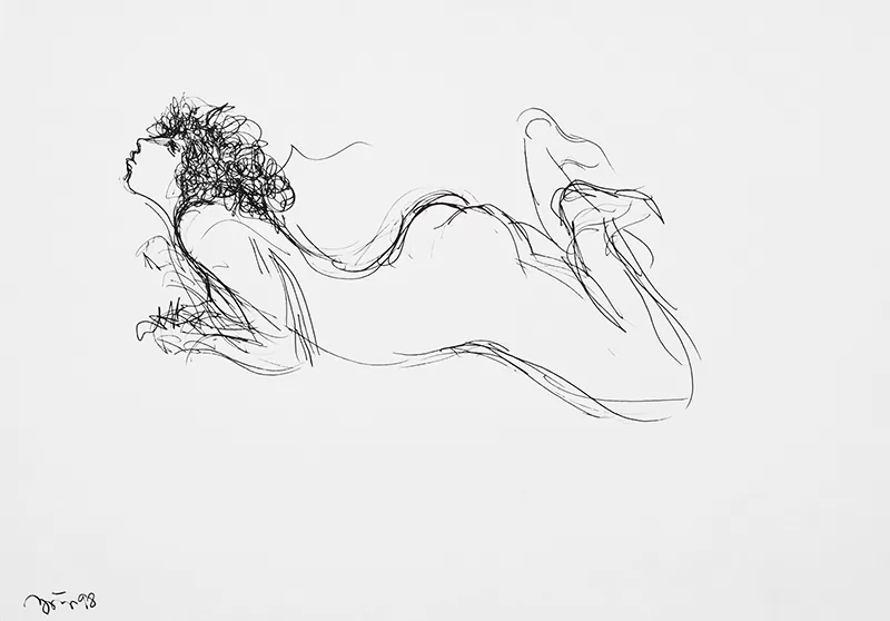 João Cutileiro-s título-desenho a tinta da china