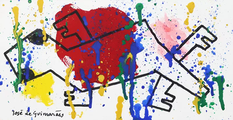 José de Guimarães-s título-guache s papel