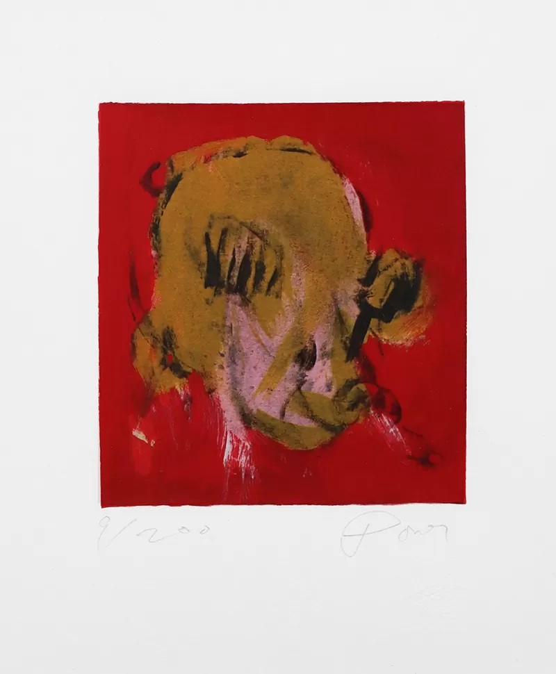 Júlio-Pomar-A Porquinha-Serigrafia-sobre-papel