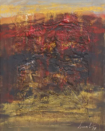 Artur Bual. 81x60. 87x66cm. 1997