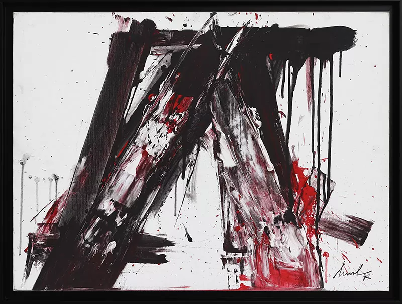 Artur Bual. 81x60. 87x66cm. 1994