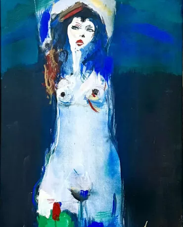 Artur Bual-sem título-Acrílico sobre tela