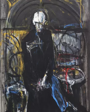 Artur Bual. Acrílico sobre tela. 1987. 140x90cm