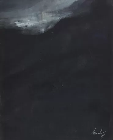 Artur Bual. Acrílico sobre tela. 1991. 100x73cm