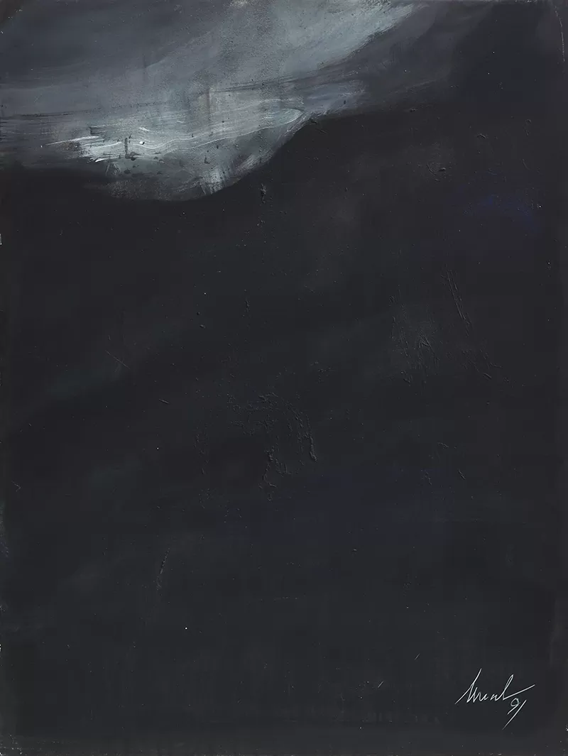 Artur Bual. Acrílico sobre tela. 1991. 100x73cm