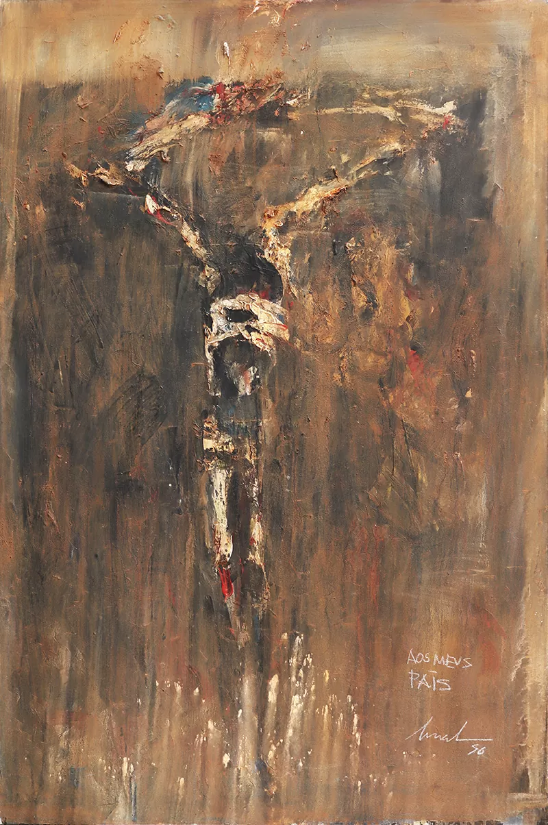Artur Bual. Aos meus pais. 1996. Acrílico sobre tela. 150x100cm