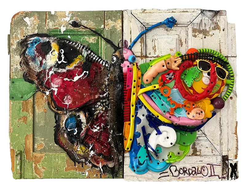 Bordalo II - Small Trash Animals, Half Butterflay